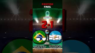 FINAL BRASIL vs ARGENTINA  COPA MUNDIAL DE FUTSAL 2024 countryballs [upl. by Mcnamara]