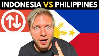 Indonesia VS Philippines 10 Biggest Differences [upl. by Isleana]