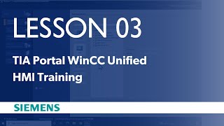 Lesson 03  Simulating Unified Comfort Panel  Siemens HMI Training [upl. by Aleafar]