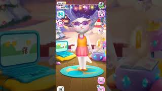 my taking ANGLA sorts funny tomtaking mytaklingtom2 talkingtom tomtalking2 cat [upl. by Odlonyer]