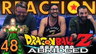 TFS DragonBall Z Abridged REACTION Episode 48 [upl. by Eilrahs]