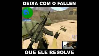 Fallen Jogando COUNTERSTRIKE 16 CS 16 shorts [upl. by Higgs]