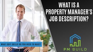 Property Manager Job Description [upl. by Gamal]