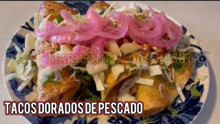 TACOS DORADOS DE PESCADO [upl. by Angelica673]