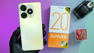 TECNO SPARK 20C Unboxing  HandsOn Antutu Design Unbox Camera Test [upl. by Ocsirf]