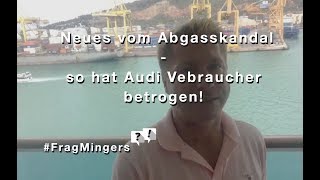 Neues vom Abgasskandal  So hat Audi Verbraucher betrogen FragMingers [upl. by Morgun]