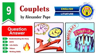 🔥Couplets Dav Class 8 English Literature Chapter 9 Question Answer Dav Public School Rishu Singh [upl. by Haidabez]