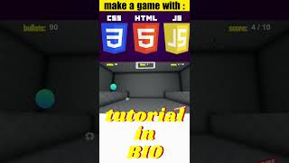 Learn how to make 2d game using javascript htmlcssjavascript css htmlcss cssfilters cssdiner [upl. by Martin]
