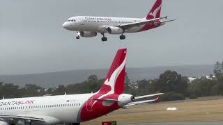 5 minutes of plane watching at Perth airport [upl. by Yole734]