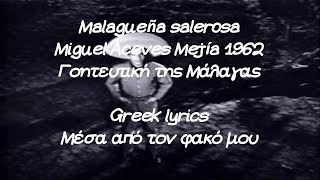 Malagueña salerosa  Miguel Aceves Mejía  Greek lyrics  Ελληνικοί στίχοι  Μέσα από τον φακό μου [upl. by Karwan]