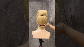 how to cover bunwith cotton backcombing trendingshorts [upl. by Nylsoj]