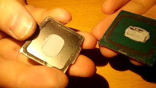 Delidding I7 7700k with razor blade DIY [upl. by Ardnosal]