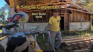 Day In A Carpenters Life Building A Barn Ep18 [upl. by Warfield]