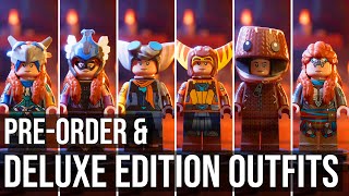 LEGO Horizon Adventures  All Exclusive Outfits  Deluxe Edition and PreOrder Bonus  Shorts [upl. by Limbert6]