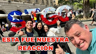 PERUANO 🇵🇪 y BRASILERA 🇧🇷visitan SANTIAGO DE CHILE por primera vez soyelviejosolo [upl. by Vez]