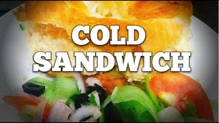 COLD SANDWICH BY DESIYUMZ  Make ahead Sandwich recipe Breakfast idea recipes [upl. by Rempe]