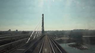 Vancouver SkyTrain  Canada Line Real Time Waterfront to YVR Airport [upl. by Chet]