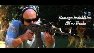 Damage Industries AK47 Muzzle Brake Review HD [upl. by Rowena954]