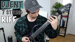 Drop G Ambient Modern Metal  Djent on 7 String [upl. by Haraz]