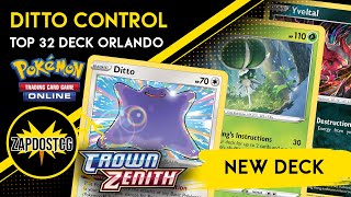 DITTO CONTROL TOP 32  The Craziest Deck From 1500 PLAYER EVENT Pokemon TCG [upl. by Kawasaki972]