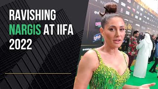 Nargis Fakhri on IIFA 2022 quotIm very excited to see the host Salman Khan tonightquot [upl. by Sholeen]