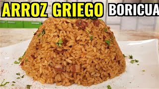 👩‍🍳 Receta Arroz Griego Boricua  Como Hacer Arroz Griego Boricua [upl. by Zerline695]