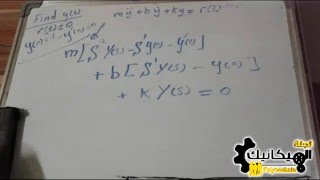 دروس تقوية  نظم التحكم الميكانيكي  الفيرست ج 6  Sec 24 The Laplace Transform [upl. by Meakem]