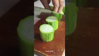 Ridge Gourd Knife Cutting ASMR shorts shortsfeed asmr [upl. by Fatimah]