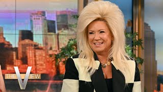 Theresa Caputo Reads The View CoHosts Ana Navarro Sunny Hostin  The View [upl. by Etteniuqna147]