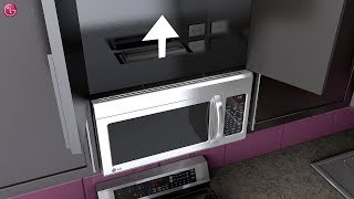 LG OTR Microwave Oven  Installation 2018 Update [upl. by Harmon]