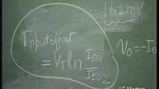 Lecture  33 BJT Differential Amplifiers [upl. by Grace]