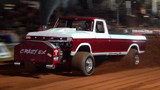 Extreme Boost Super Stock Diesel Trucks at Diesels In Dark Corners 2024 truckpulling [upl. by Mairam]