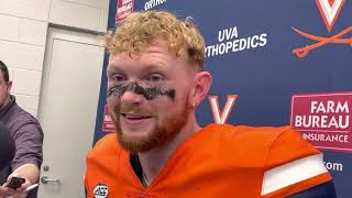 UVA QB Brennan Armstrong talks spring game [upl. by Artim]