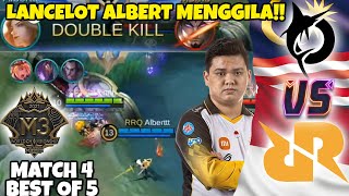 LANCELOT ALBERTOOO KEMBALI MENGGILA LAGI COY MATCH SENGIT ANTARA RRQ VS TODAK MY MATCH 4 [upl. by Nuriel350]