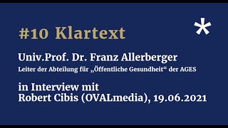 Dr Franz Allerberger Interview  Grundrechte und Pandemie  Forsthuber amp Partner [upl. by Ynamreg416]