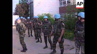 BOSNIA SARAJEVO UN BASE FORCED TO SURRENDER TO REBEL SERBS [upl. by Naot]