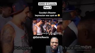 Cassidy’s Does a Dizaster Impression Mid Battle shorts battlerap cassidy [upl. by Nomead]