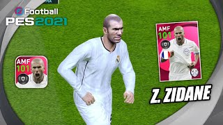 101 Rated ZIDANE First Impression amp Gameplay 🔥 Pes 2021  Zizou 🇫🇷 [upl. by Kartis]