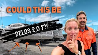 Our NEW Dream BoatSailing Vessel Delos Ep 451 [upl. by Ahsiemaj]