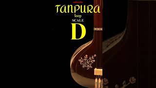 TANPURA D SCALE LOOP । tanpura tanpura d d tanpura [upl. by Sapowith995]