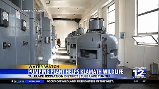 Pumping plant helps Klamath wildlife [upl. by Lezah]