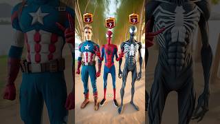 Body builder at Gym  Spiderman vs Venom vs Captain America spiderman brawlstars joker dc [upl. by Eelrefinnej]