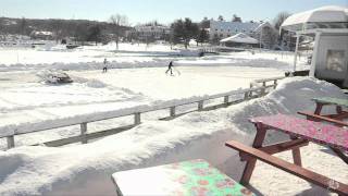 Teamwork saves pond hockey [upl. by Odom]