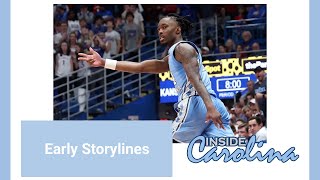 Early Storylines for Carolina Basketball  Inside Carolina Podcasts – Coast to Coast [upl. by Odraleba]