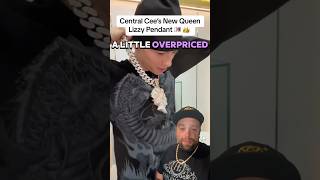 Overpriced Central Cee 55000 Moissanite Custom Pendant  Harlembling Review [upl. by Jacynth919]