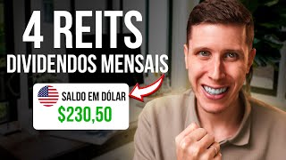 TOP REITs que pagam dividendos todos OS MESES 2024 [upl. by Kentiggerma]