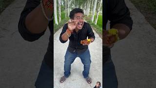 Pakode ka lalach dekar dost ko bulaya 😂😂 comedy funny shorts [upl. by Yddub]