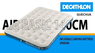 Air Bed for Camping  Quechua Inflatable Air Mattress [upl. by Jacobson]