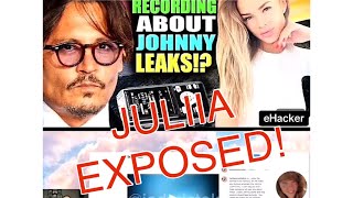 JOHNNY DEPP GF JULIIA RECORDING EXPOSED PLANNING TO USE JOHNNY FOR GAIN [upl. by Etterual]