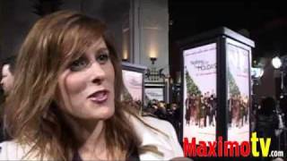 HOLLY PALMER Interview at quotNothing Like The Holidaysquot Premiere [upl. by Elbart]